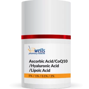 Ascorbic Acid CoQ10 Hyaluronic Acid Lipoic Acid Cream