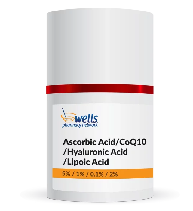 Ascorbic Acid CoQ10 Hyaluronic Acid Lipoic Acid Cream