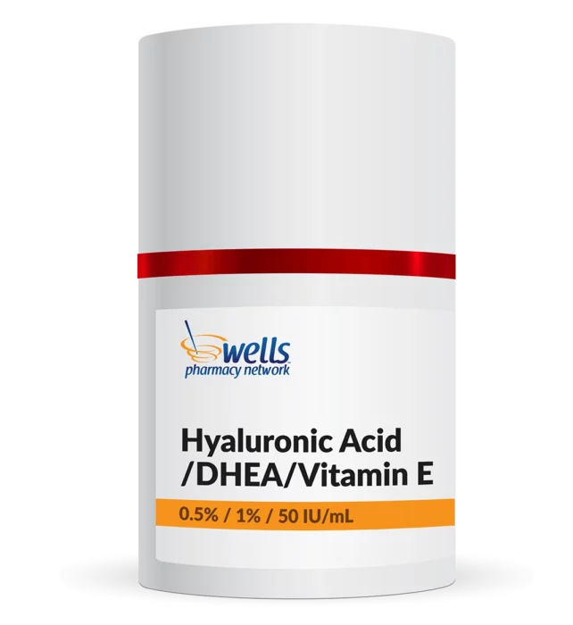 Hyaluronic Acid DHEA Vitamin E Lubricating Gel