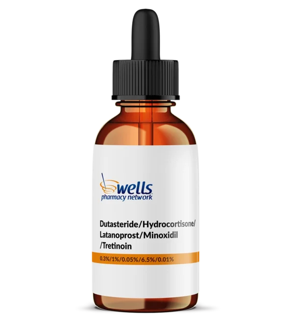 Dutasteride / Hydrocortisone / Latanoprost / Minoxidil / Tretinoin (DHLMT-Men)