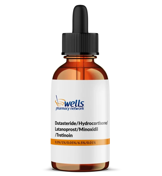 Dutasteride / Hydrocortisone / Latanoprost / Minoxidil / Tretinoin (DHLMT-Men)