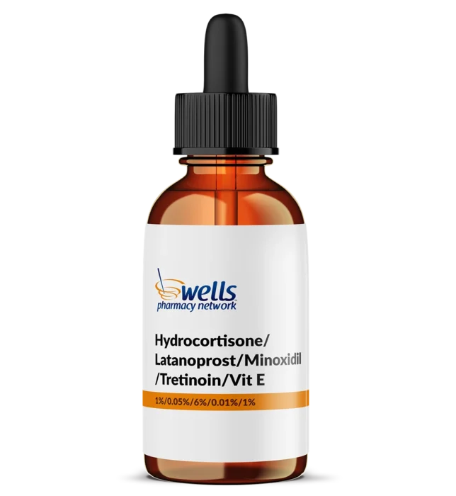 Hydrocortisone / Latanoprost / Minoxidil / Tretinoin / Vit E (HLMT-VIT E - Women)