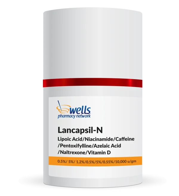Lipoic Acid / Niacinamide / Caffeine / Pentoxifylline / Azelaic Acid / Naltrexone / Vitamin D - Scar Gel