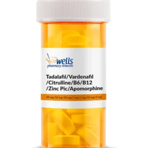 Tadalafil Vardenafil Citrulline B6 B12 Zinc Pic Apomorphine EDPro PRN