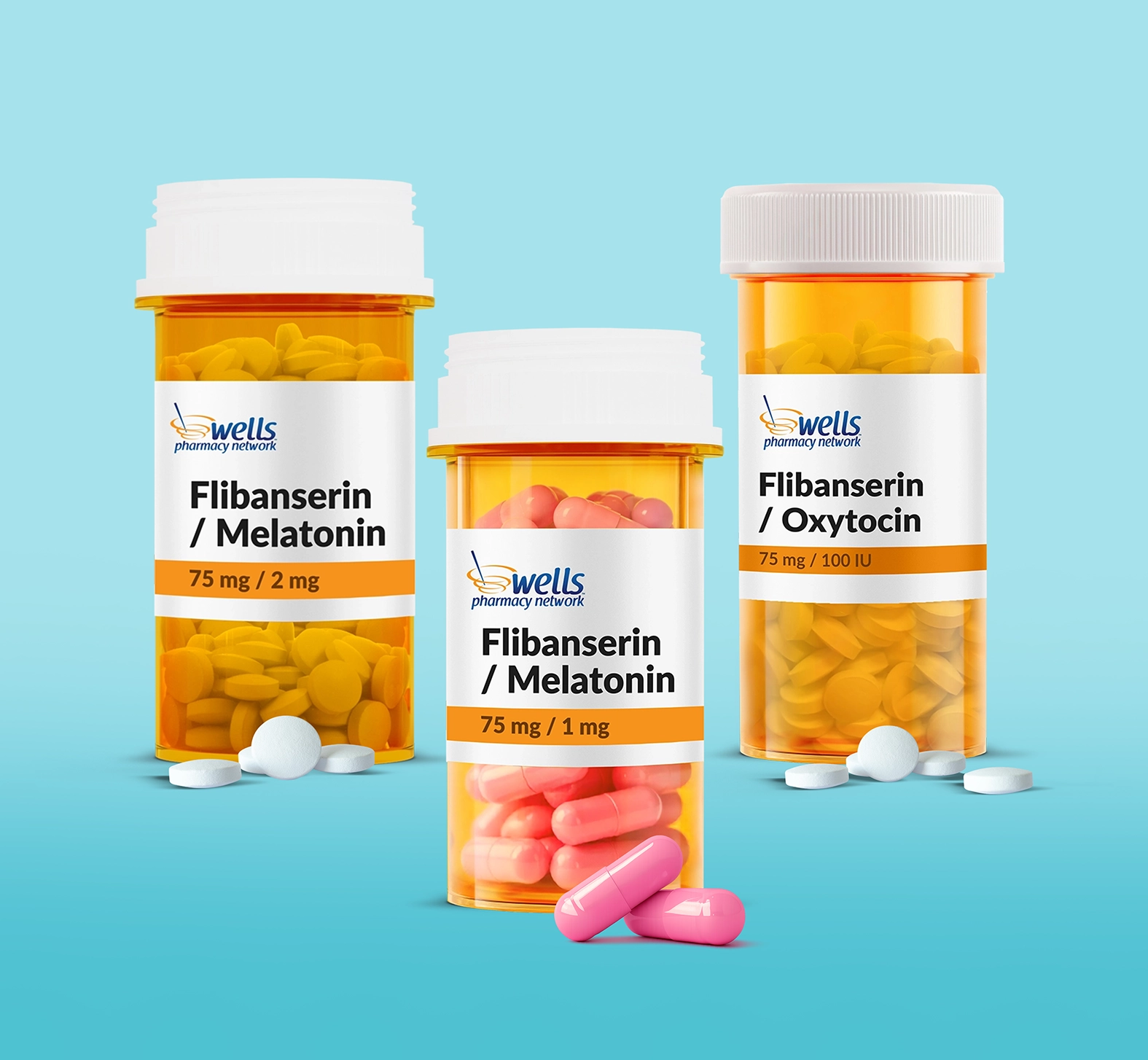 compounded flibanserin formulations